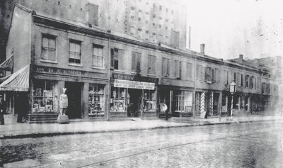 South West Corner of Morgan (Delmar) and Fourth Streets by Unknown